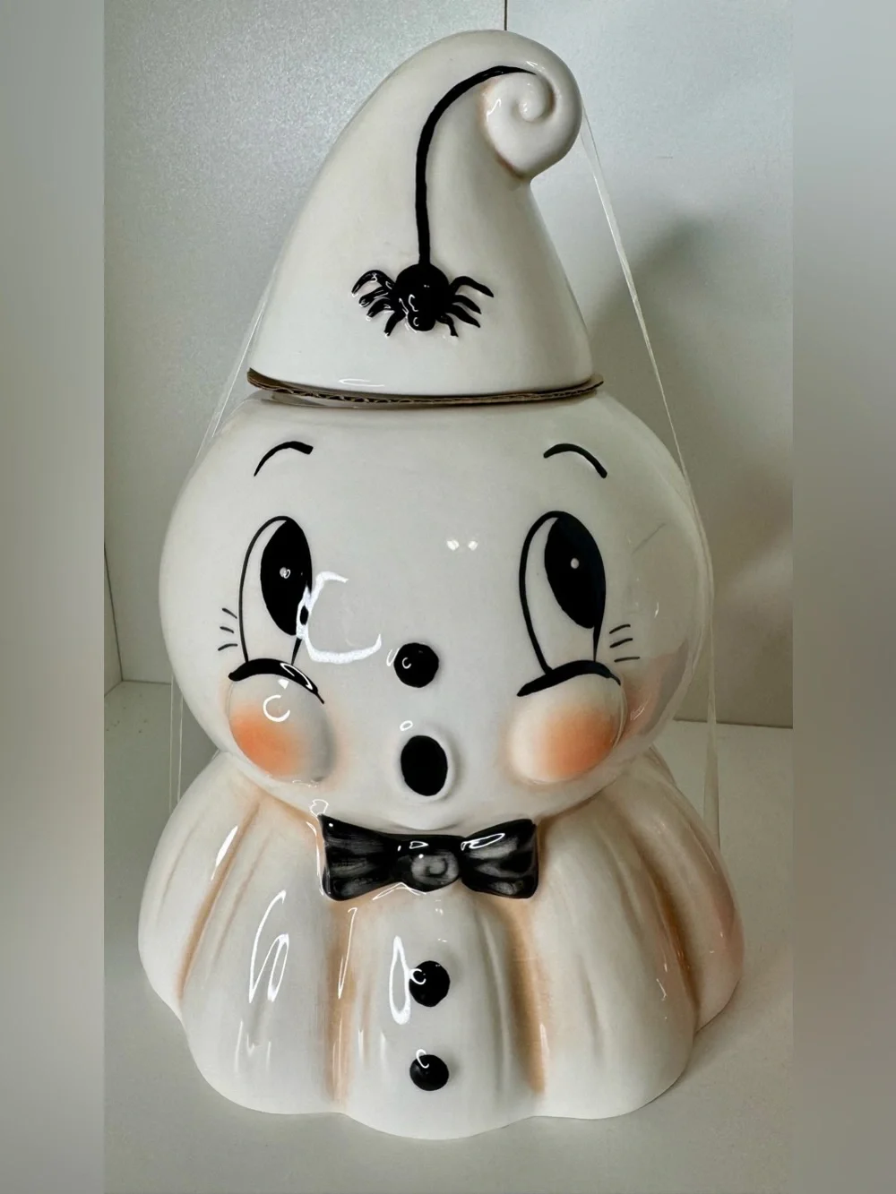Johanna Parker Gus Ghost Cookie Jar Canister Set NWT